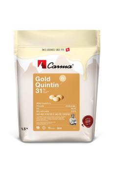 Carma Goldschokolade Tropfen 1,5kg - Gold Quintin 31%